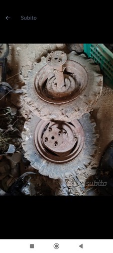 Coppia ruote gommate 12 - gommate, 4.00-12